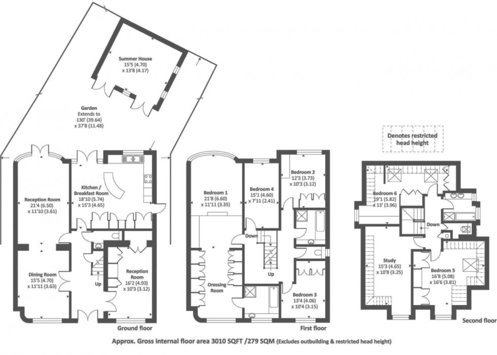 Floorplan for Parklands Drive, Finchley