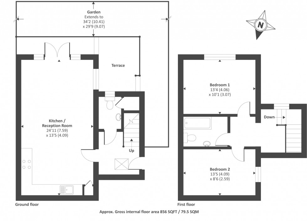 Floorplan for Engel Park, Mill Hill