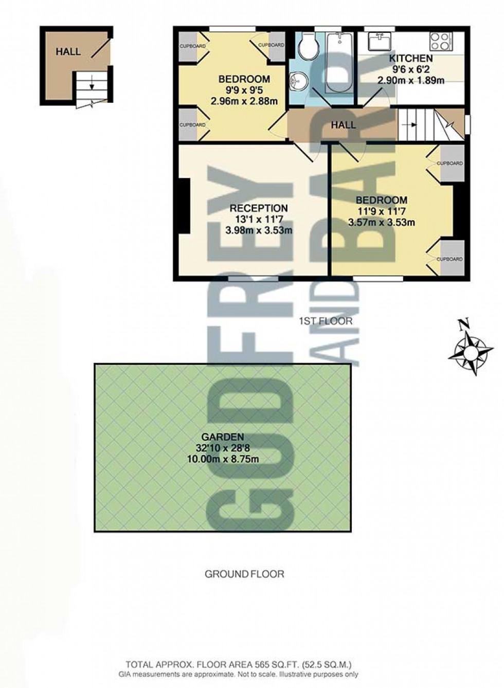 Floorplan for Falloden Way, Hampstead Garden Suburb