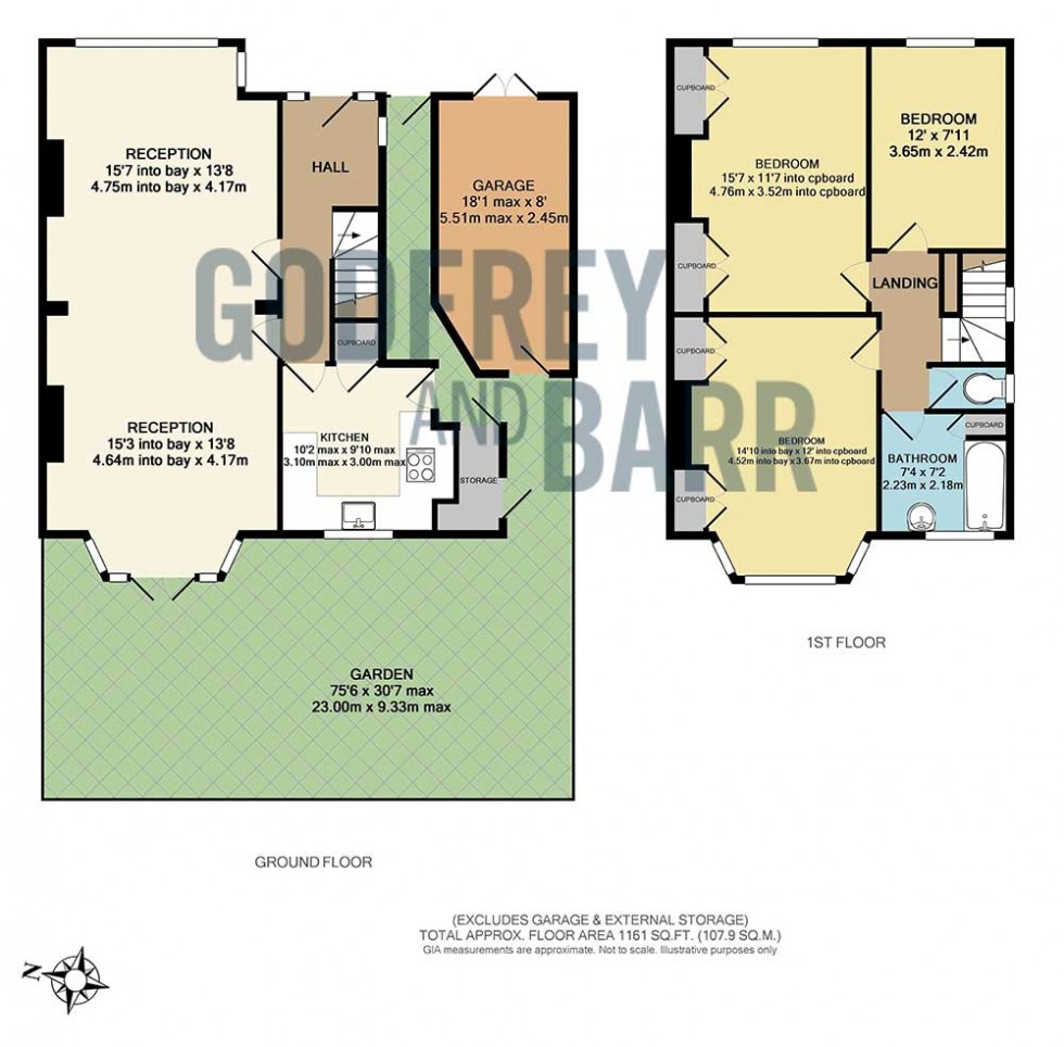 Floorplan for Deansway, Hampstead Garden Suburb