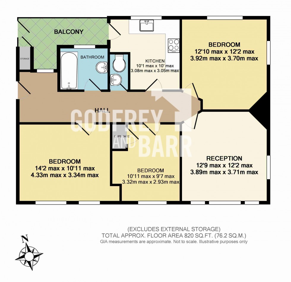 Floorplan for Lyttelton Court, Hampstead Garden Suburb