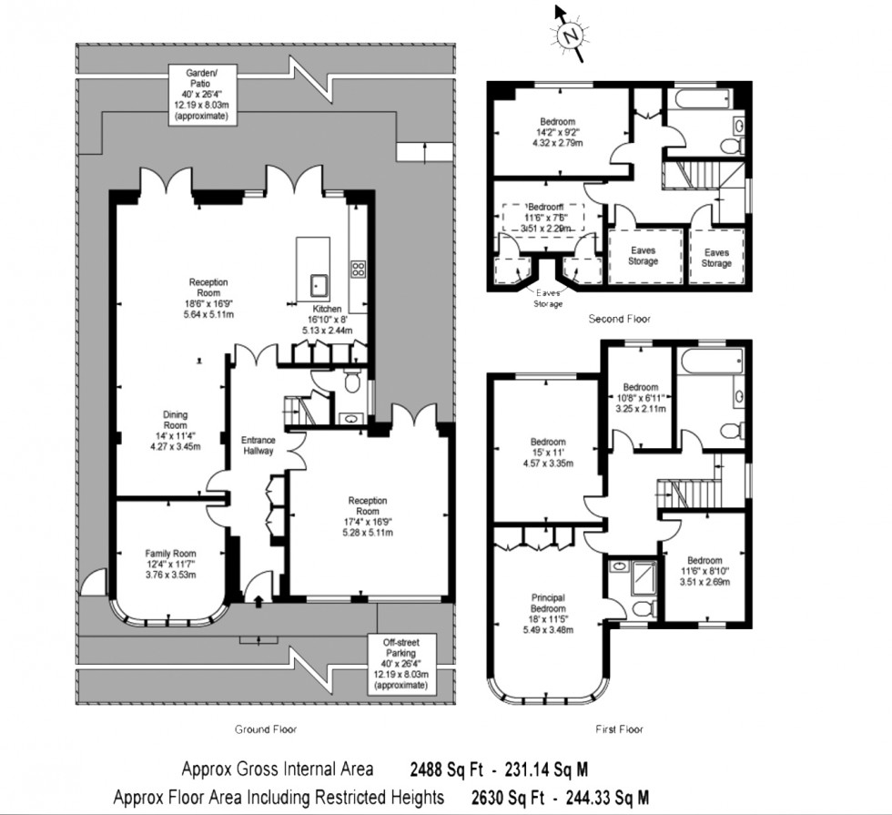 Floorplan for St Marys Avenue, Finchley