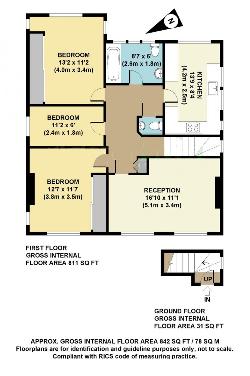 Floorplan for Gurney Drive, Hampsted Garden Suburb