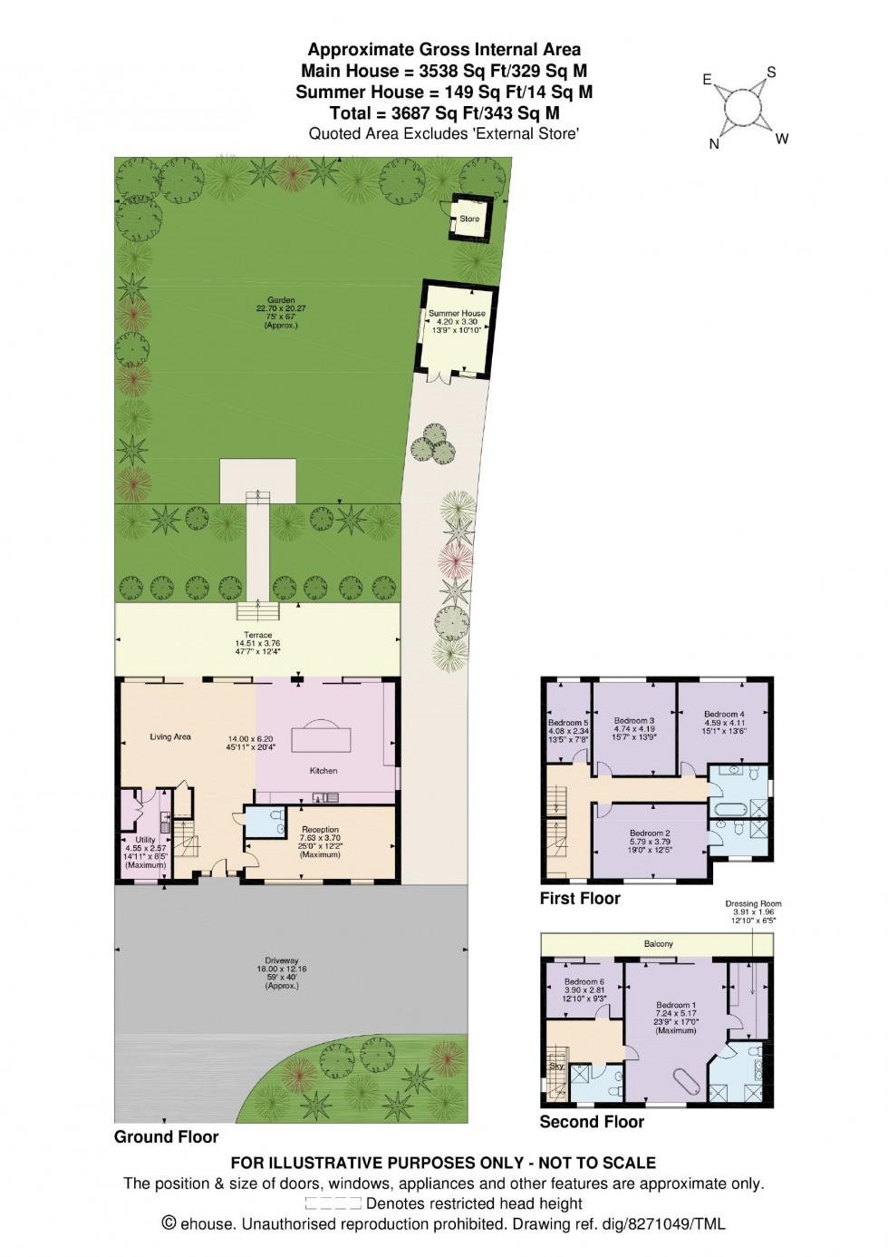 Floorplan for Wise Lane, Mill Hill