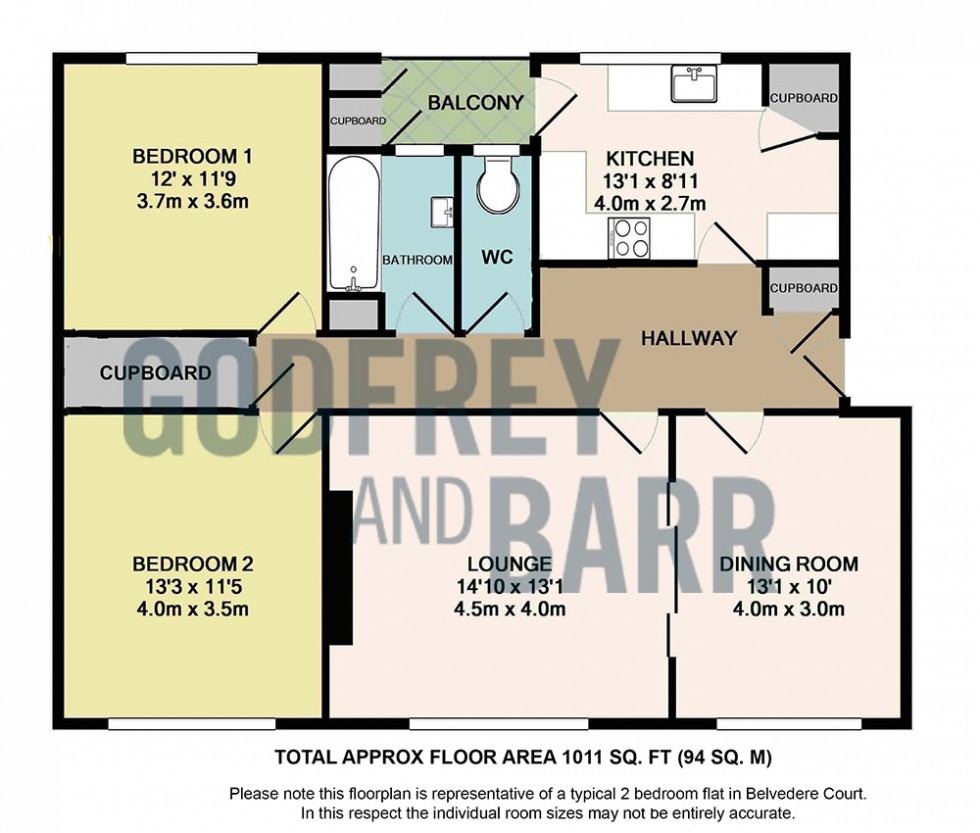 Floorplan for Lyttelton Road, Hampstead Garden Suburb