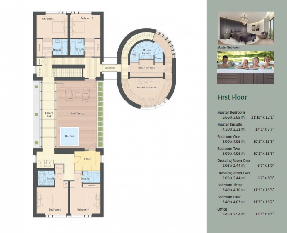 Floorplan for Brickfields, Radlett