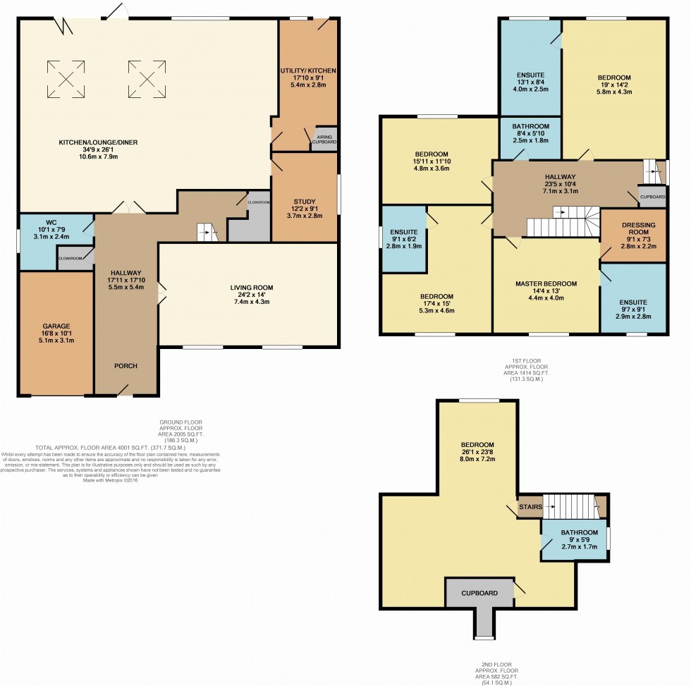 Floorplan for Wise Lane, Mill Hill