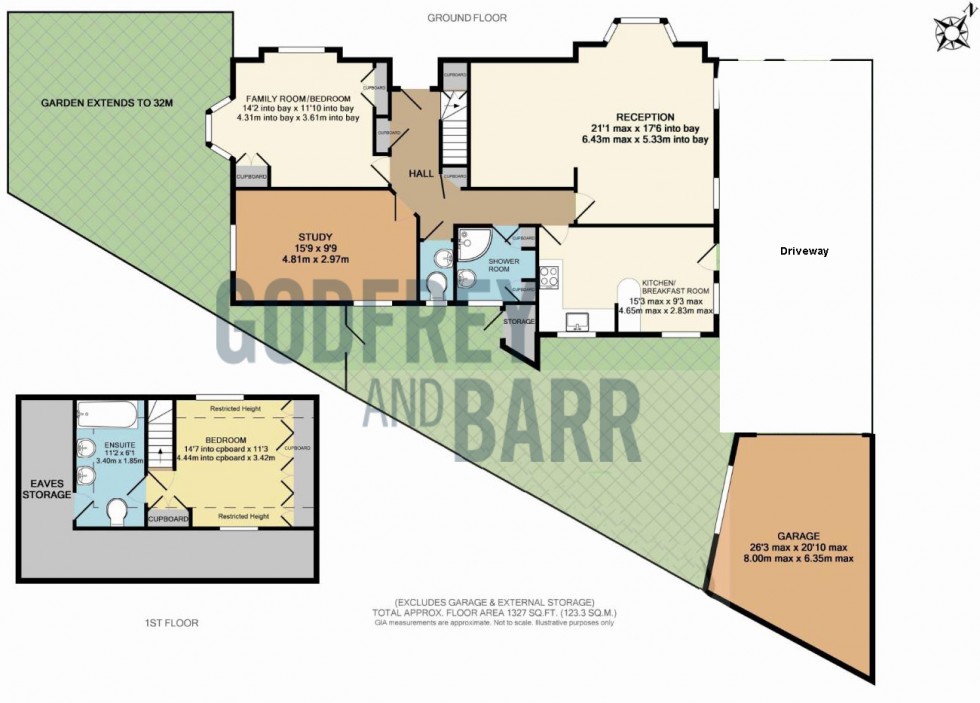 Floorplan for Burtonhole Lane, Mill Hill Village