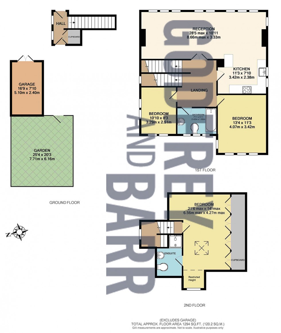 Floorplan for Gurney Drive, Hampstead Garden Suburb