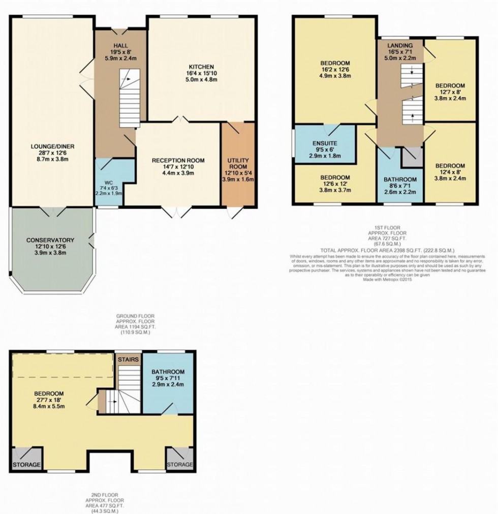 Floorplan for Austell Gardens, Mill Hill