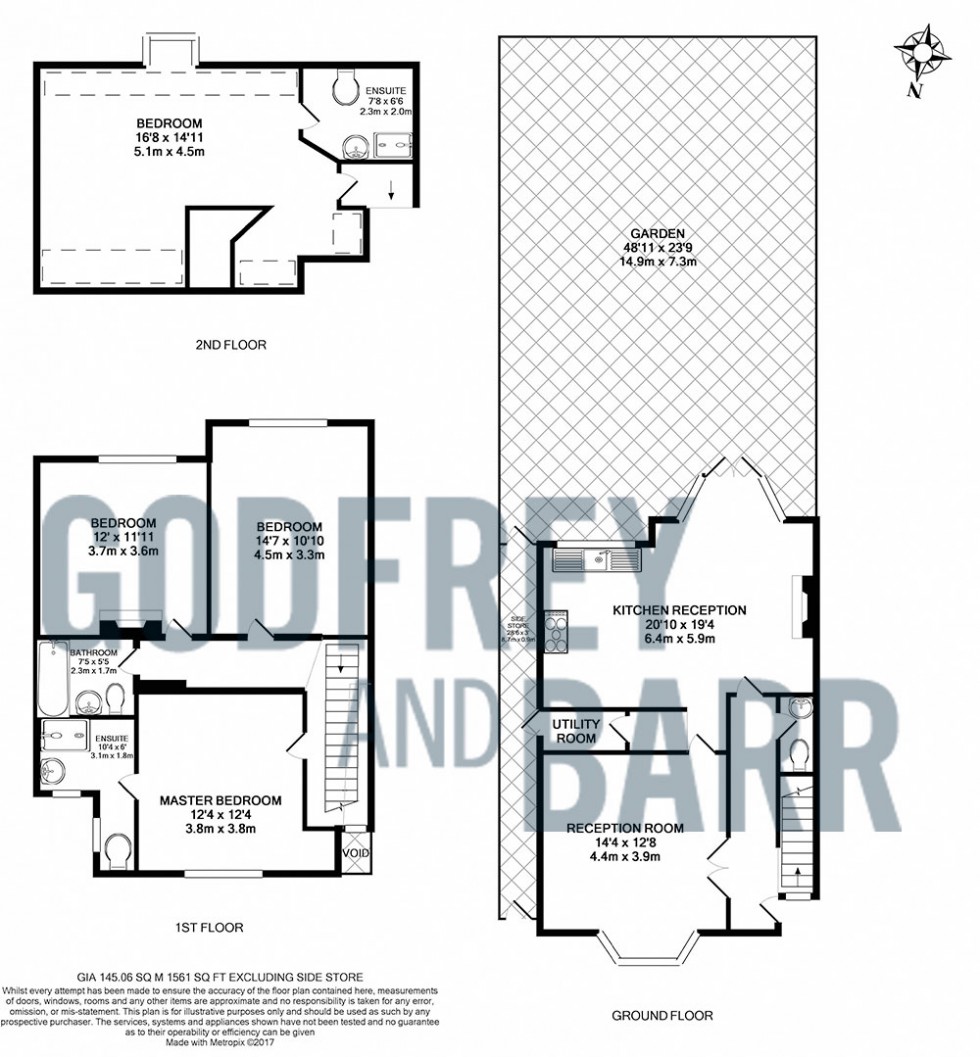 Floorplan for Hill Top, Hampstead Garden Suburb