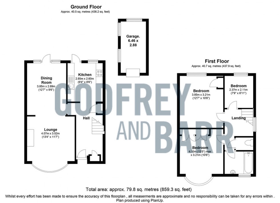 Floorplan for Engel Park, Mill Hill