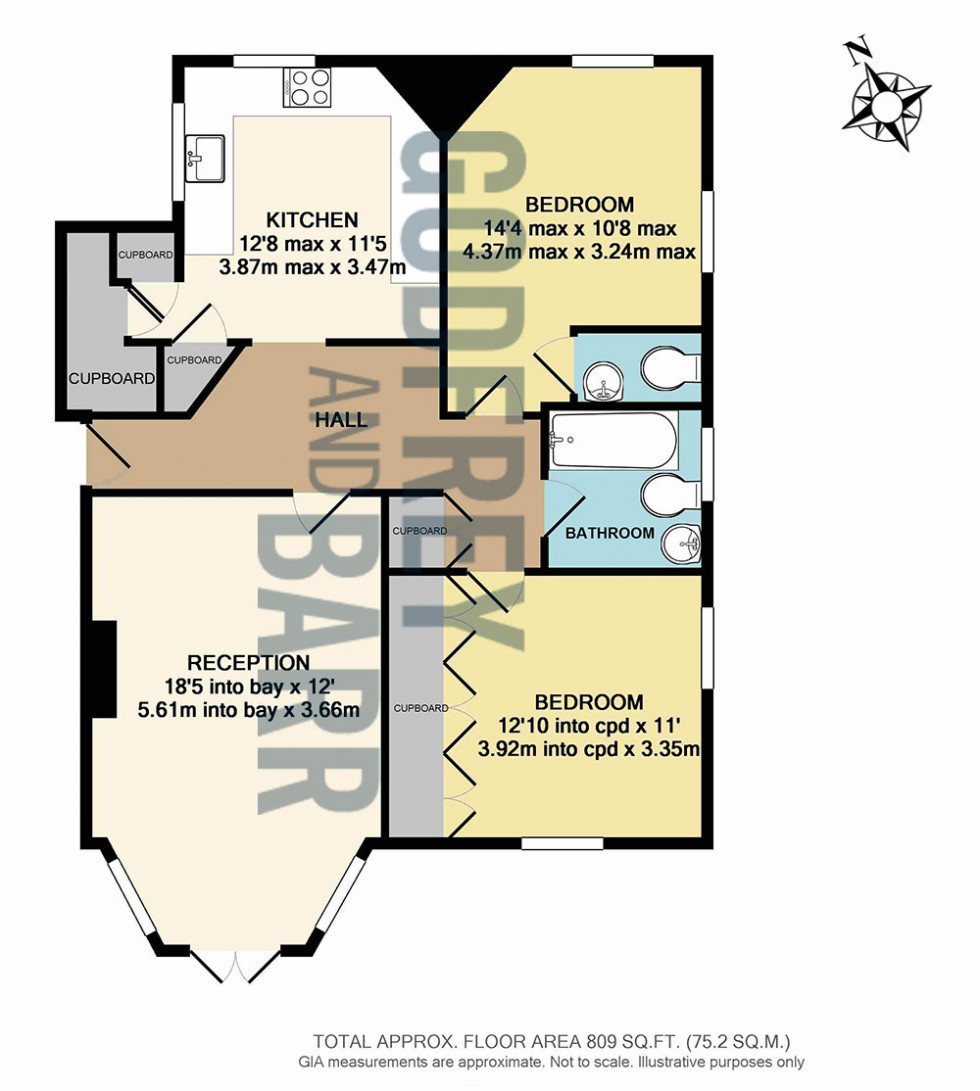 Floorplan for Lyttelton Court, Hampstead Garden Suburb