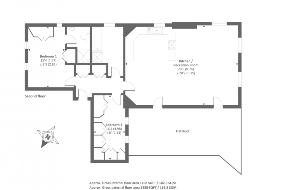 Floorplan for The Ridgeway, Mill HIll