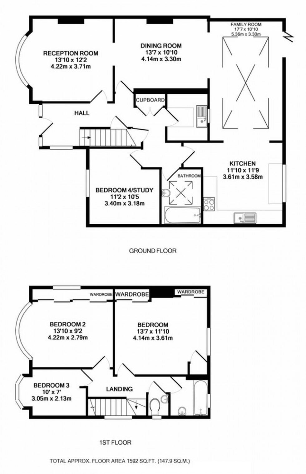 Floorplan for Glenwood Road, Mill Hill