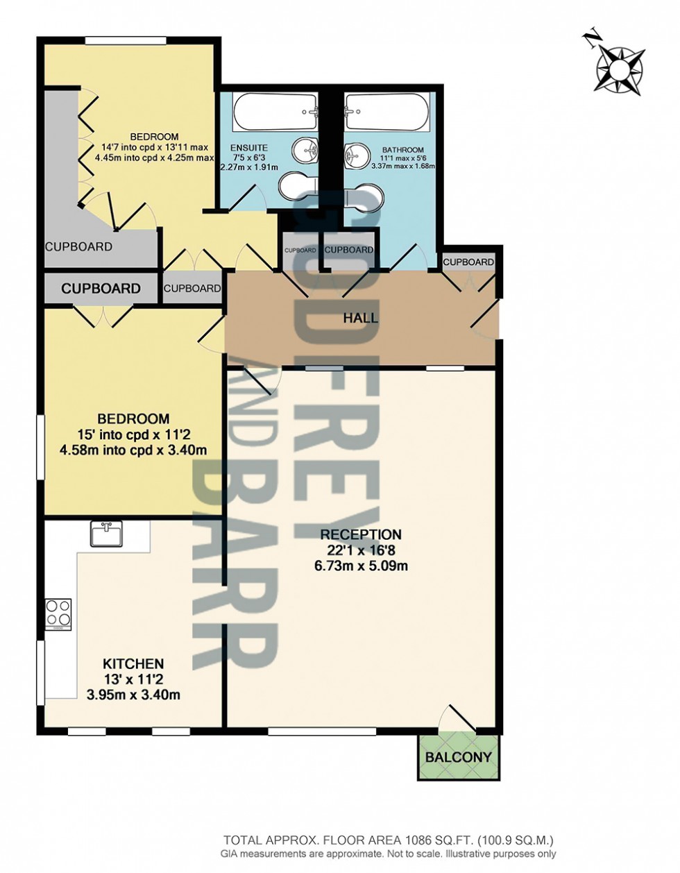 Floorplan for Canons Corner, Stanmore/Edgware borders