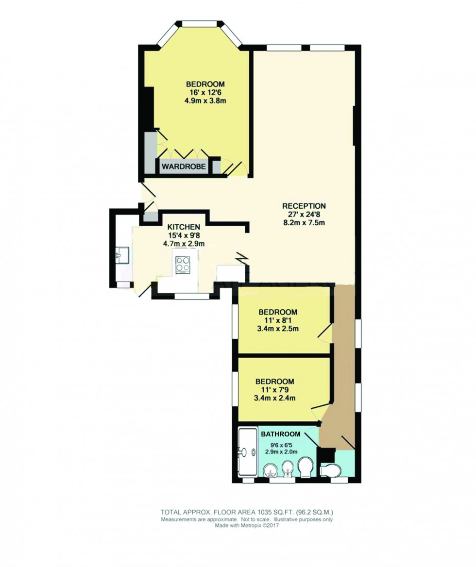 Floorplan for Manor Court, Aylmer Road