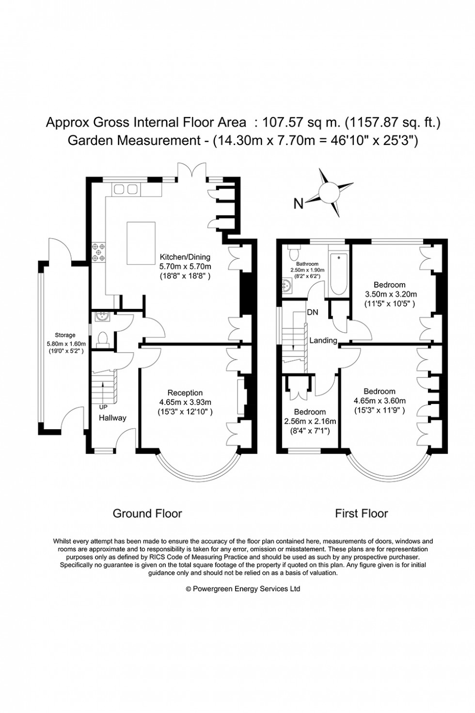 Floorplan for Birkbeck Road, Mill Hill