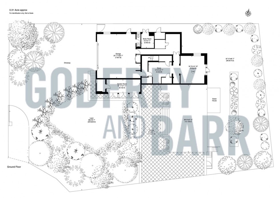 Floorplan for Canons Close, The Bishops Avenue