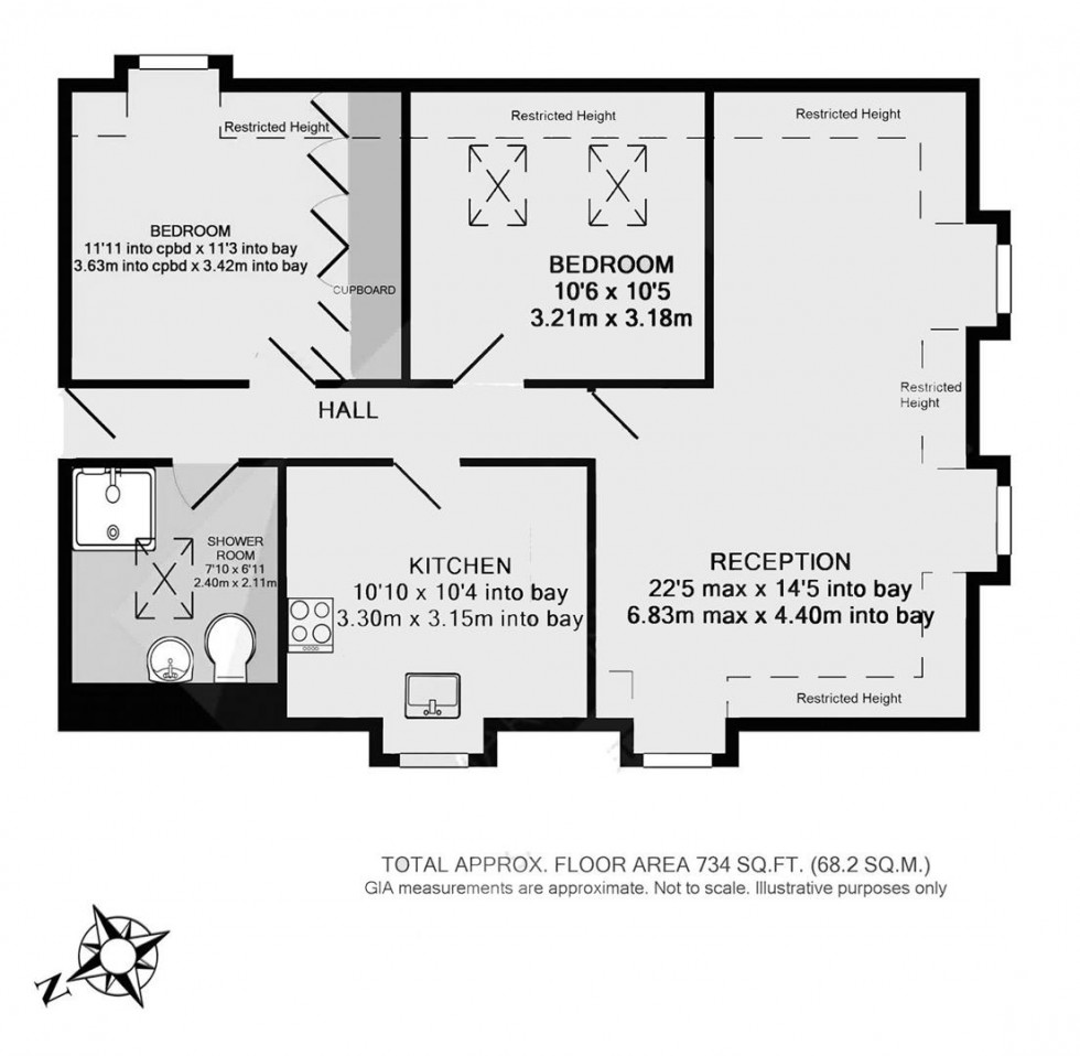 Floorplan for Brownlow Court, Hampstead Garden Suburb