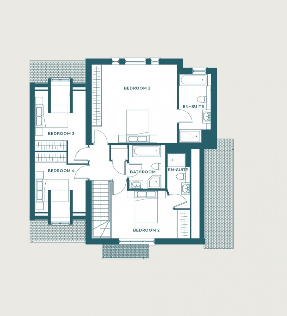 Floorplan for London Road, Shenley