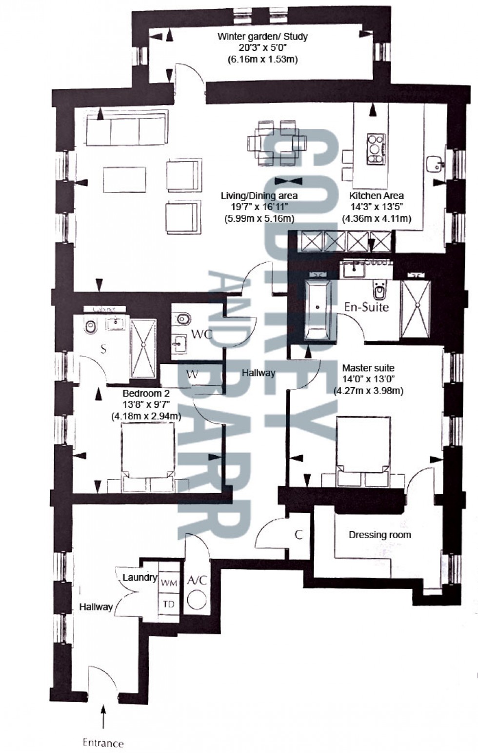 Floorplan for St Joseph's Gate, Mill Hill