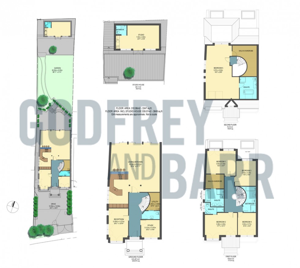 Floorplan for Wise Lane, Mill Hill