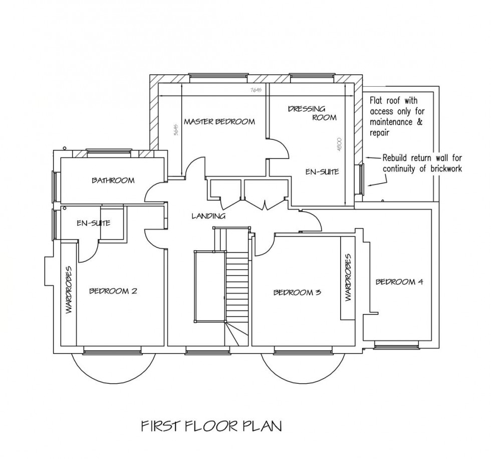 Floorplan for Norrice Lea, Hampstead Garden Suburb