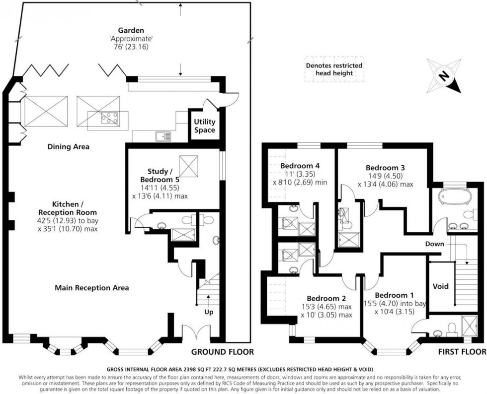 Floorplan for Croft Close, Mill Hill