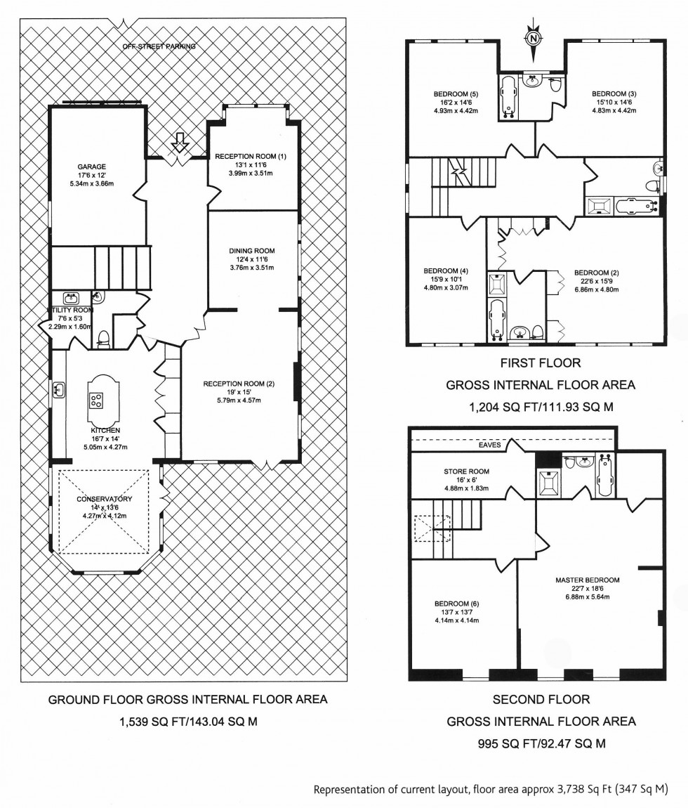 Floorplan for Marsh Lane, Mill Hill