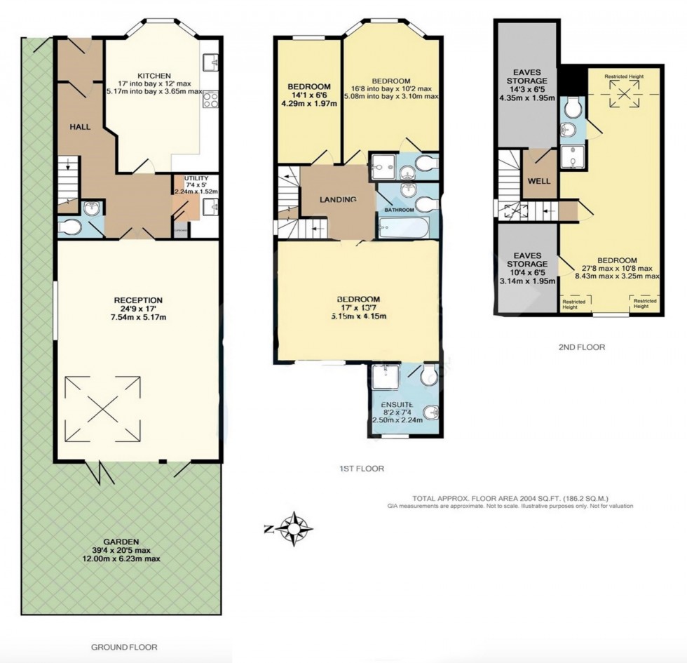 Floorplan for Birkbeck Road, Mill Hill