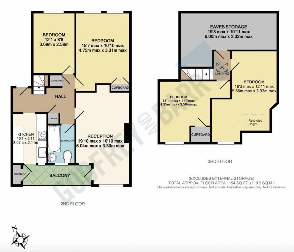 Floorplan for The Market Place, Hampstead Garden Suburb