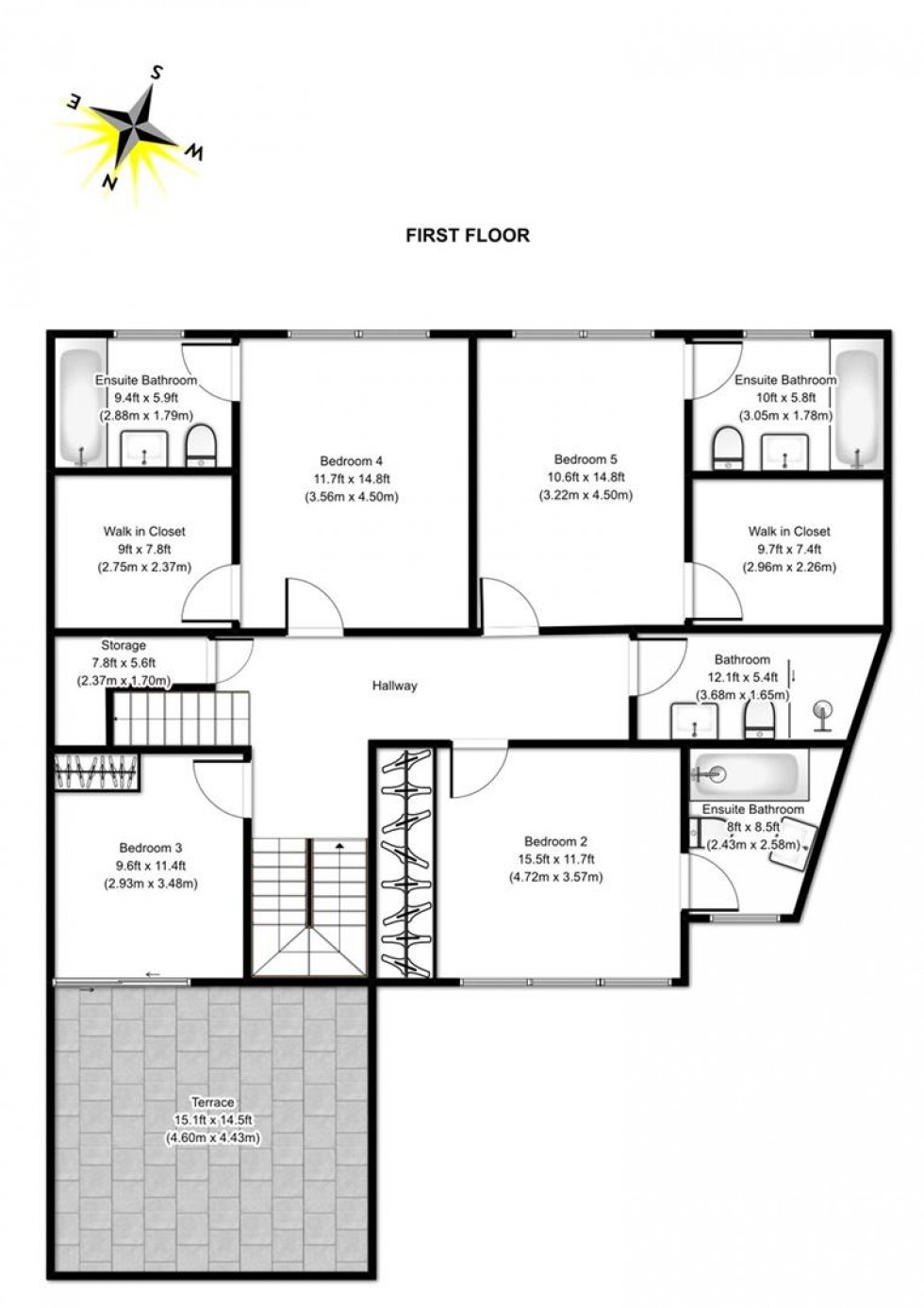 Floorplan for Brinsdale Road, Hendon