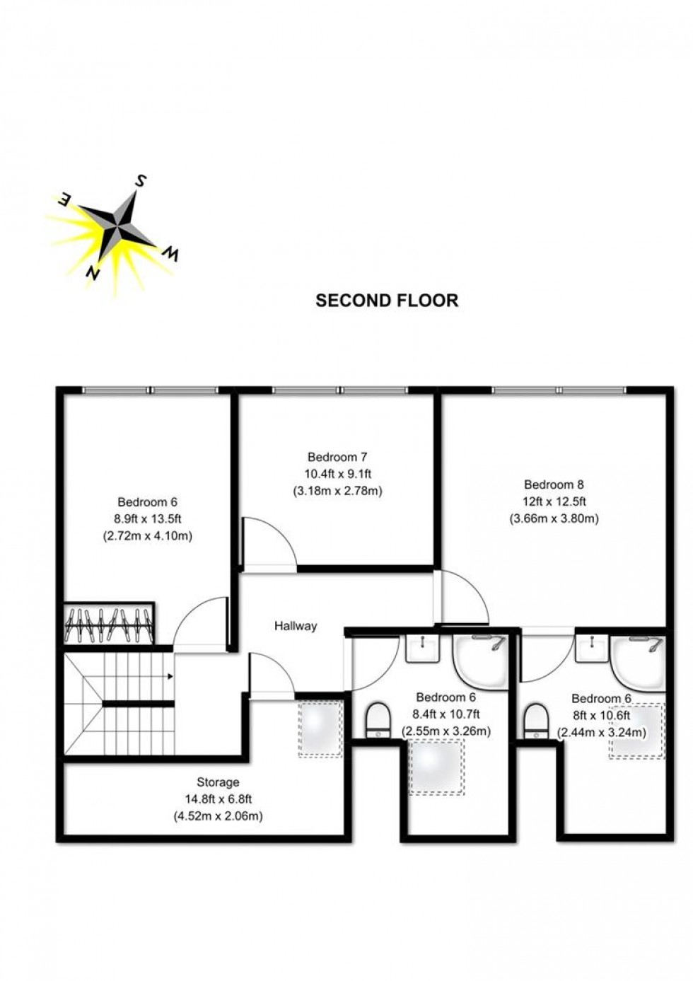 Floorplan for Brinsdale Road, Hendon