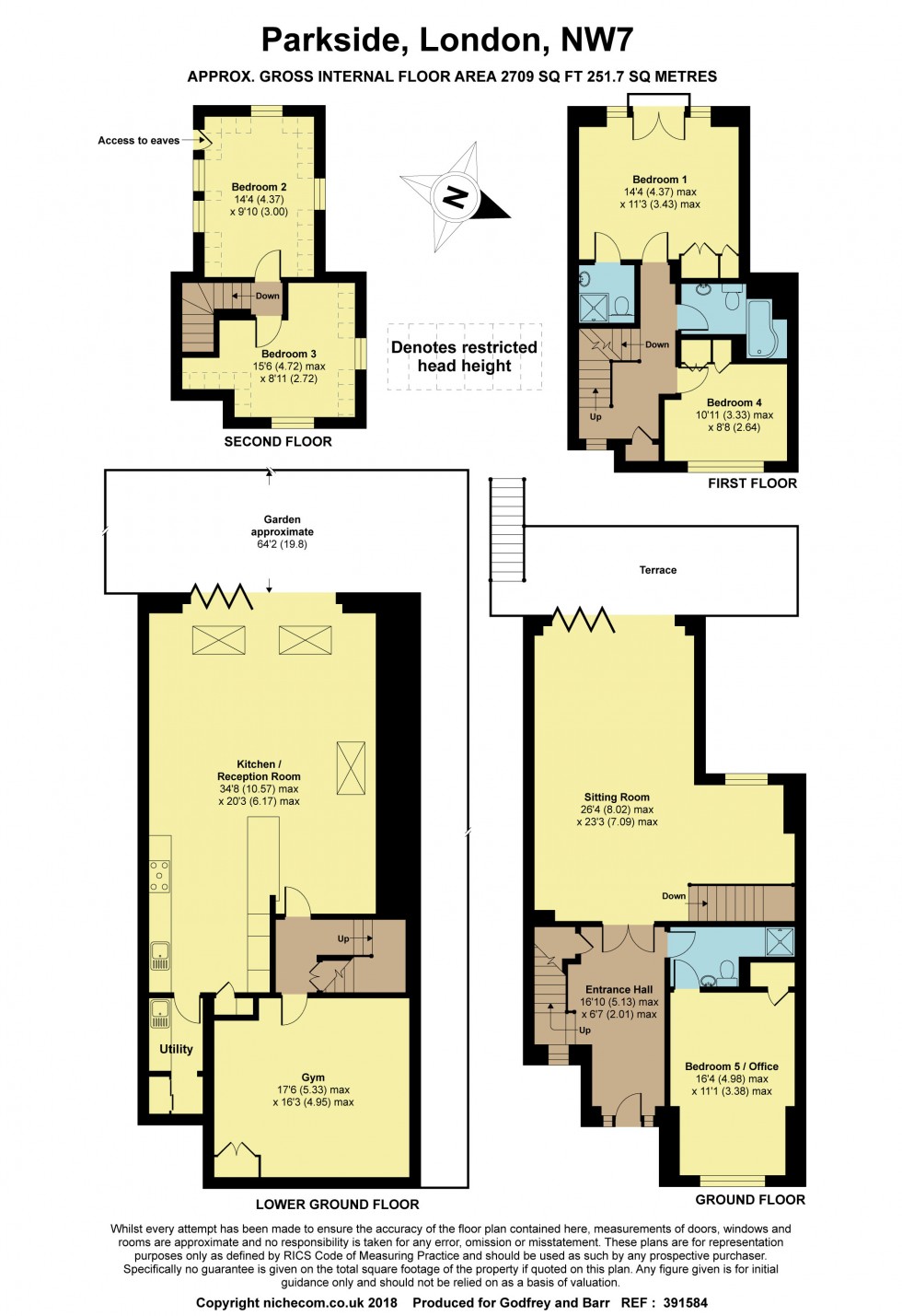 Floorplan for Parkside, Mill Hill