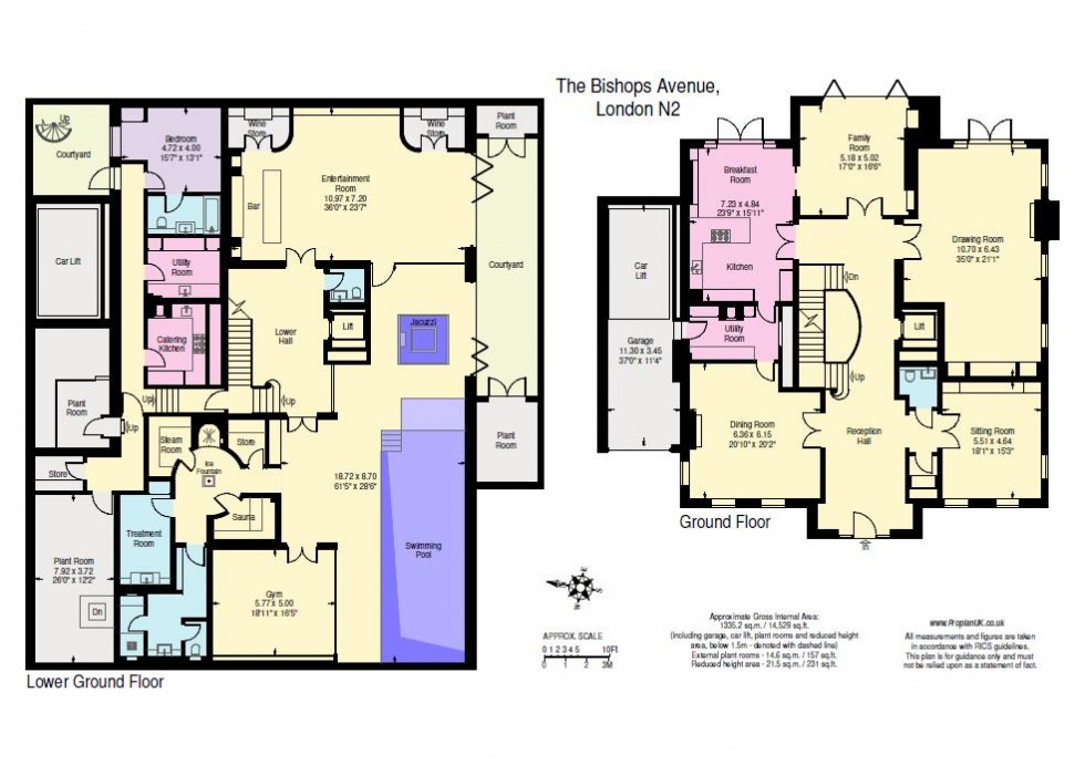 Floorplan for The Bishops Avenue, Kenwood