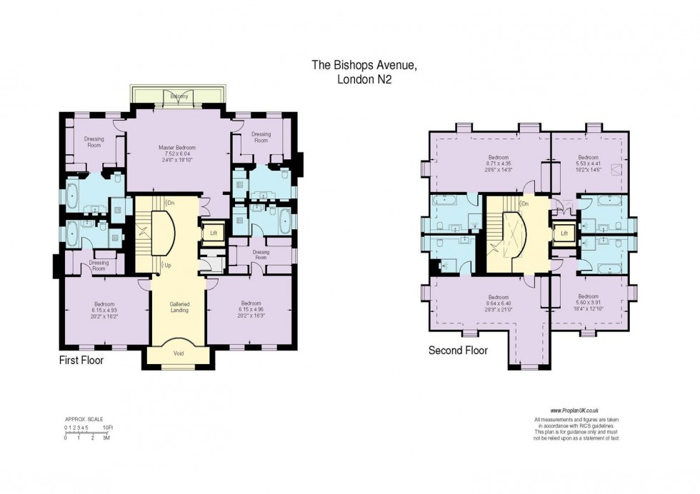 Floorplan for The Bishops Avenue, Kenwood
