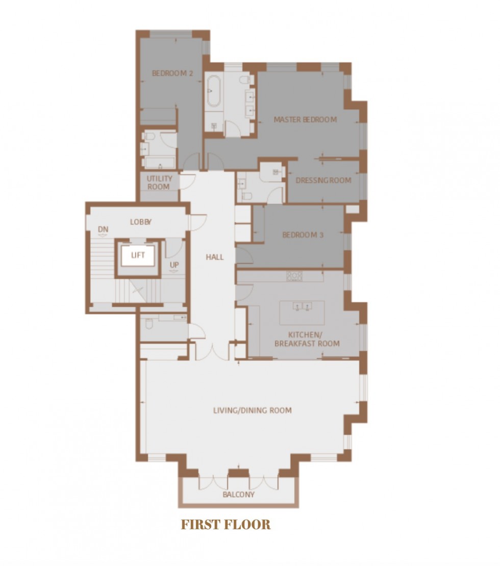 Floorplan for The Bishops Avenue, Kenwood