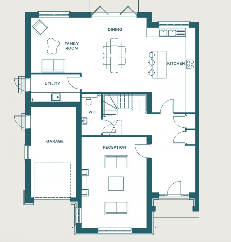 Floorplan for London Road, Shenley, Radlett