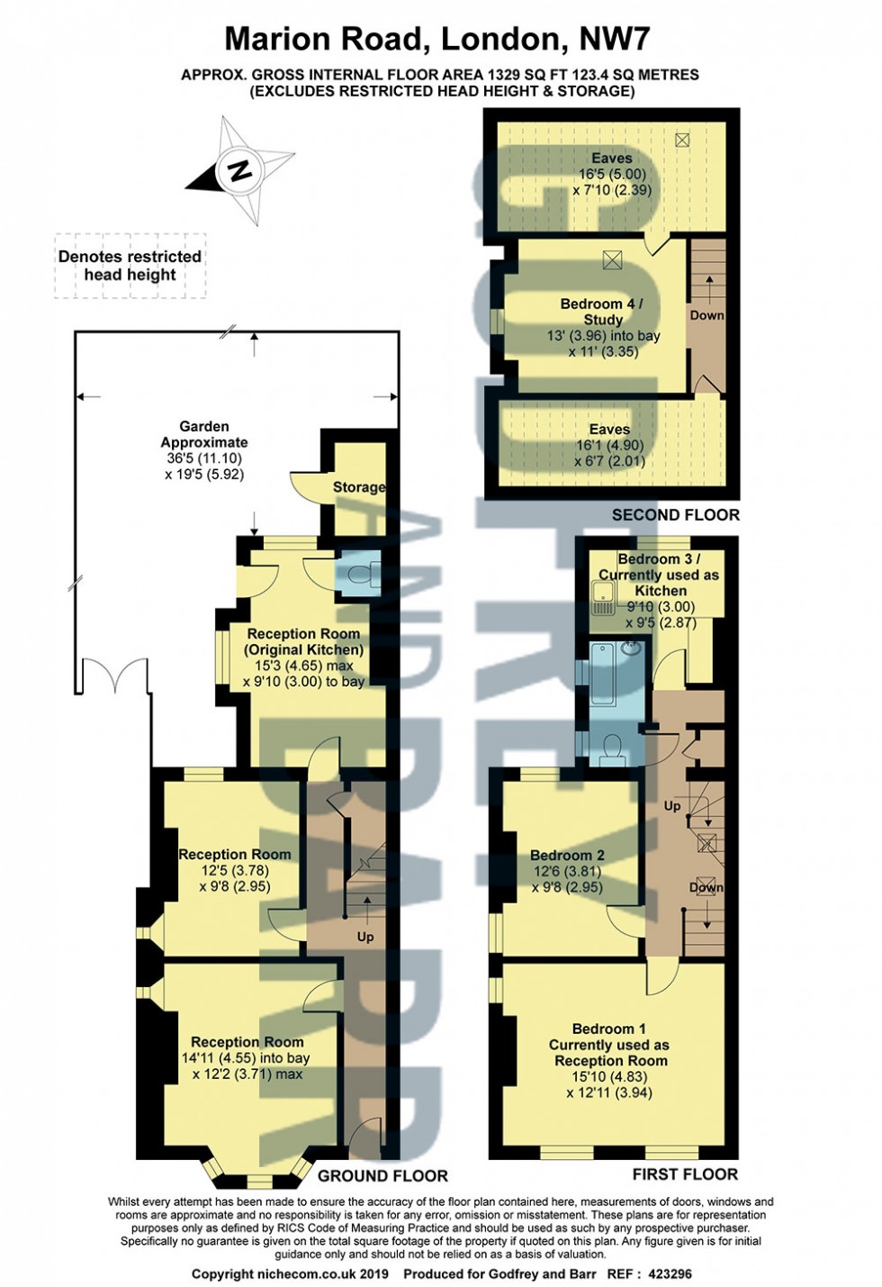 Floorplan for Marion Road, Mill Hill