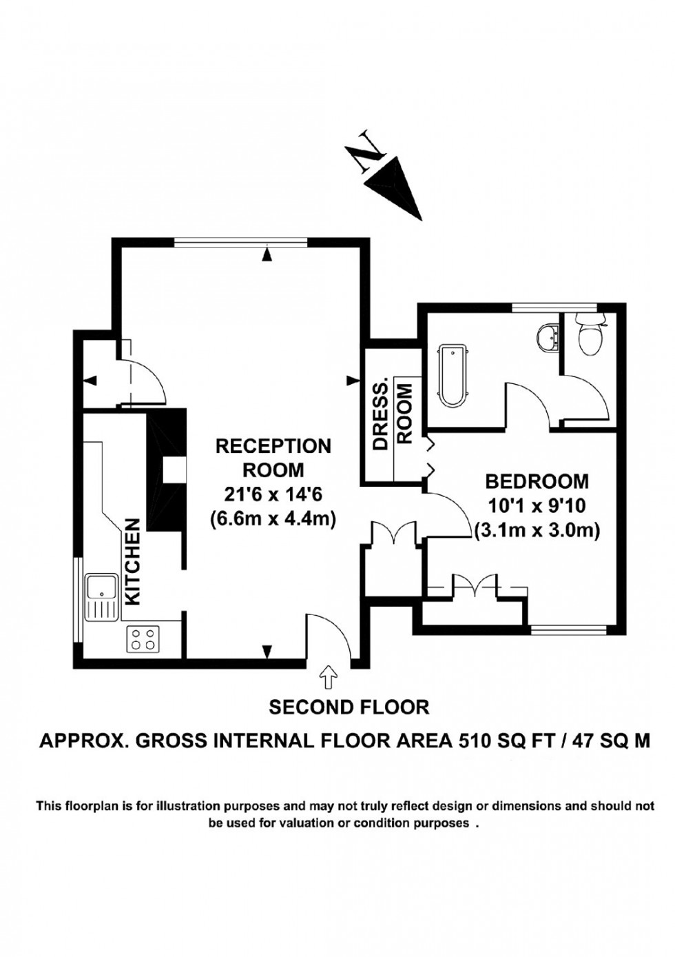 Floorplan for Waterlow Court, Hampstead Garden Suburb