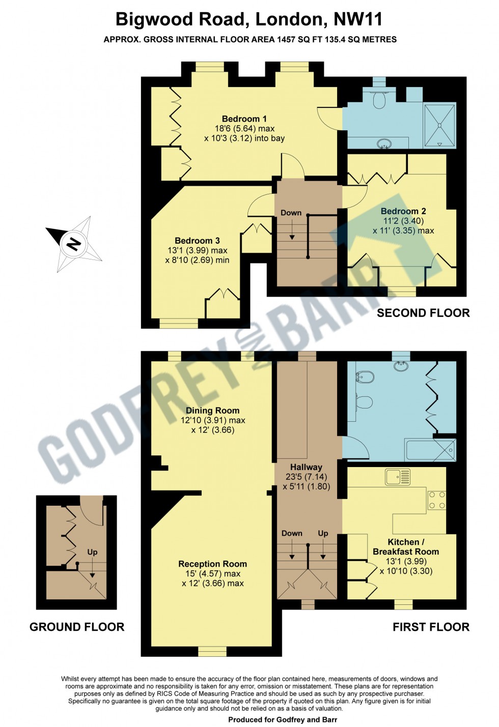 Floorplan for Bigwood Court, Hampstead Garden Suburb