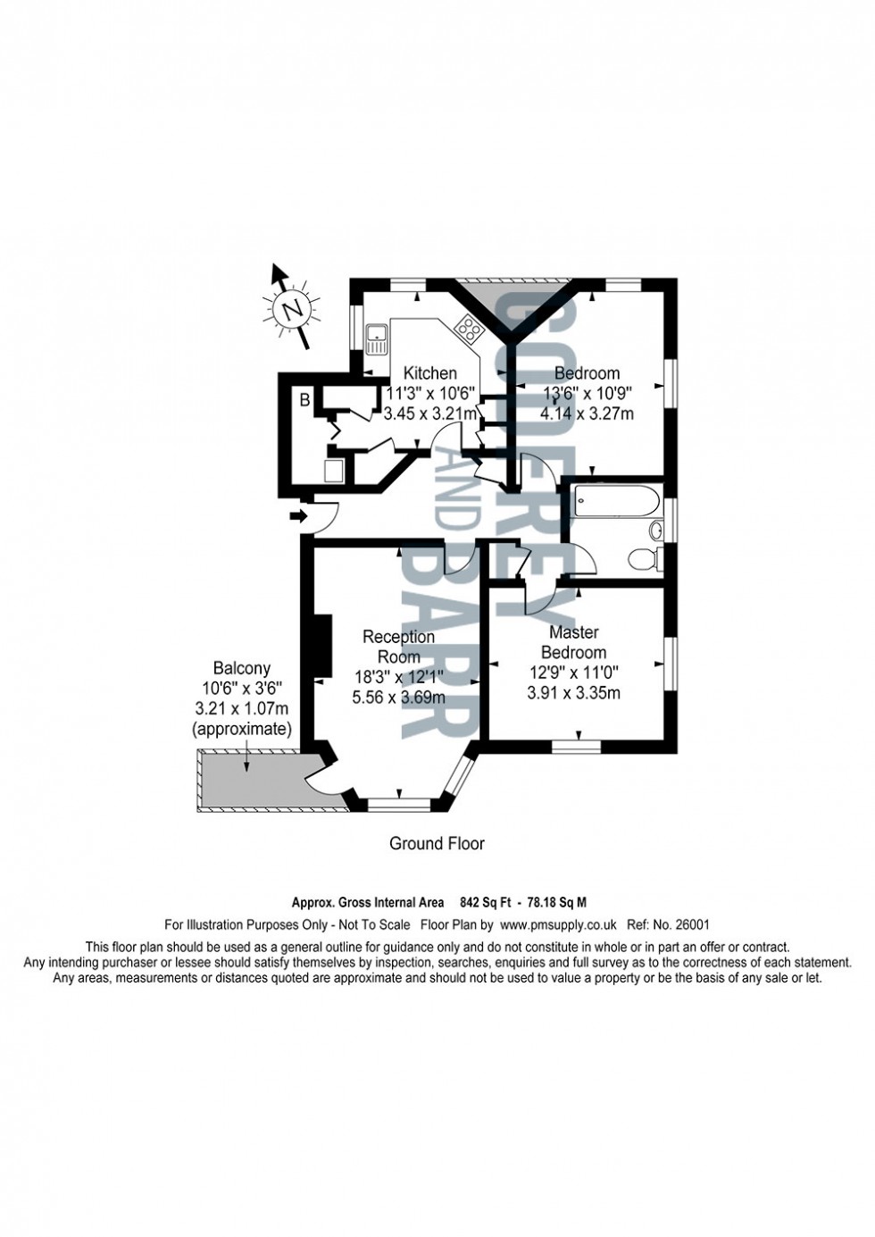 Floorplan for Lyttelton Court, Hampstead Garden Suburb