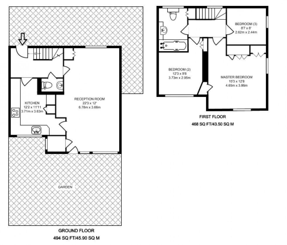 Floorplan for Midholm, Hampstead Garden Suburb