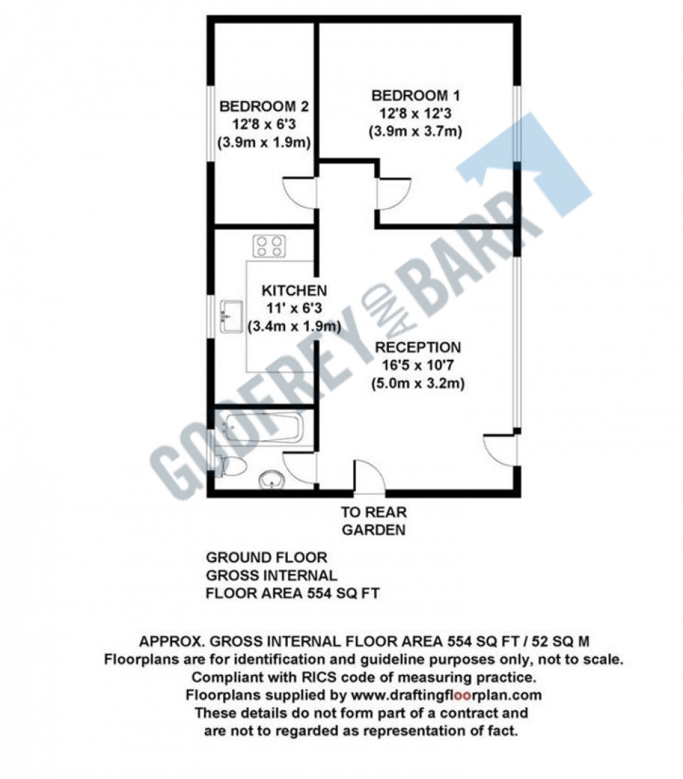 Floorplan for Addison Way, Hampstead Garden Suburb