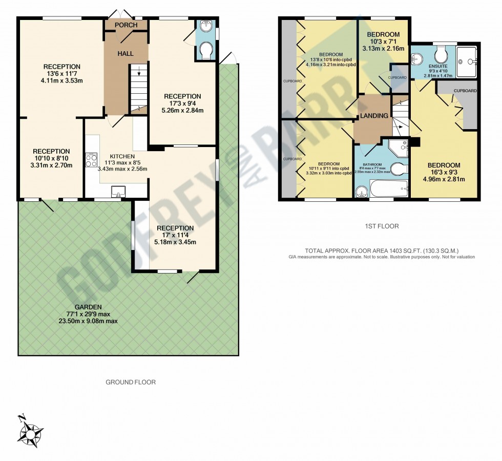 Floorplan for The Reddings, Mill Hill