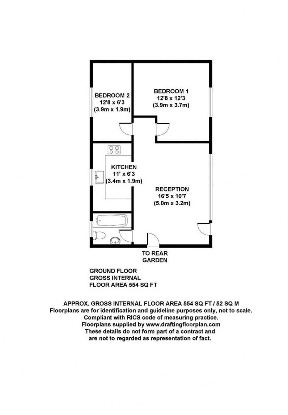 Floorplan for Addison Way, Hampstead Garden Suburb