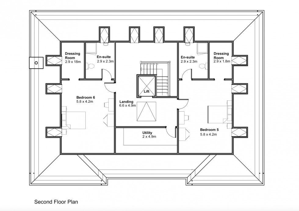 Floorplan for Camlet Way, Hadley Wood