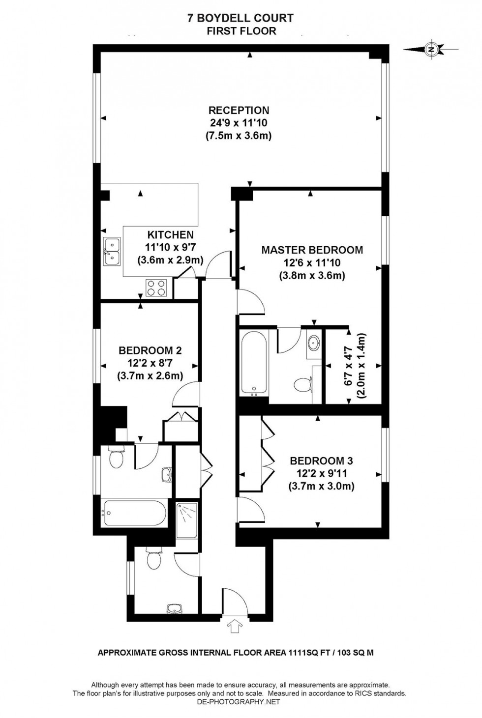 Floorplan for St. Johns Wood Park, St John's Wood