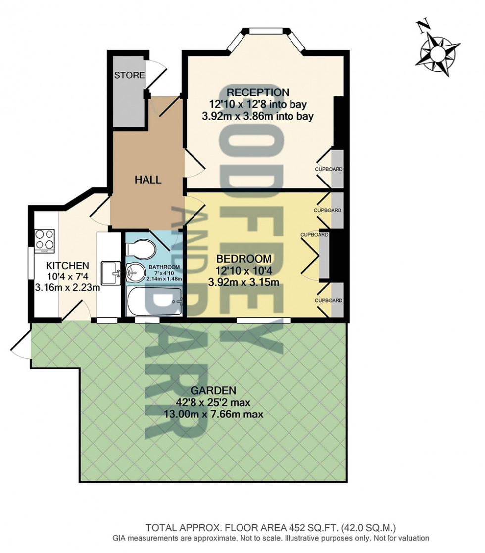 Floorplan for Neale Close, Hampstead Garden Suburb